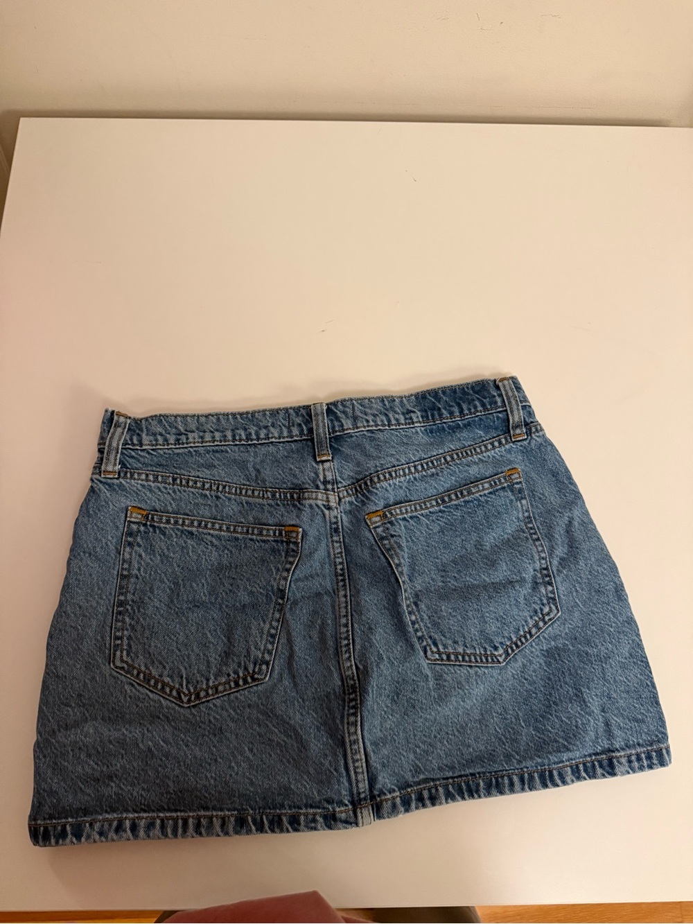 Abercrombie & Fitch Light Blue Denim Mini Skirt - Picture 3 of 3